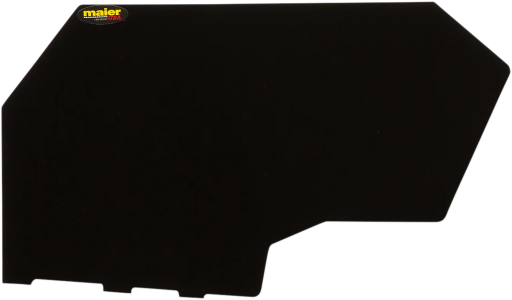 Maier Number Plate - Black - RZR 194630 - Main Product View