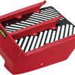 Load image into Gallery viewer, Maier Radiator Cover - Banshee - Red - Side View