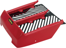 Load image into Gallery viewer, Maier Radiator Cover - Banshee - Red - Side View