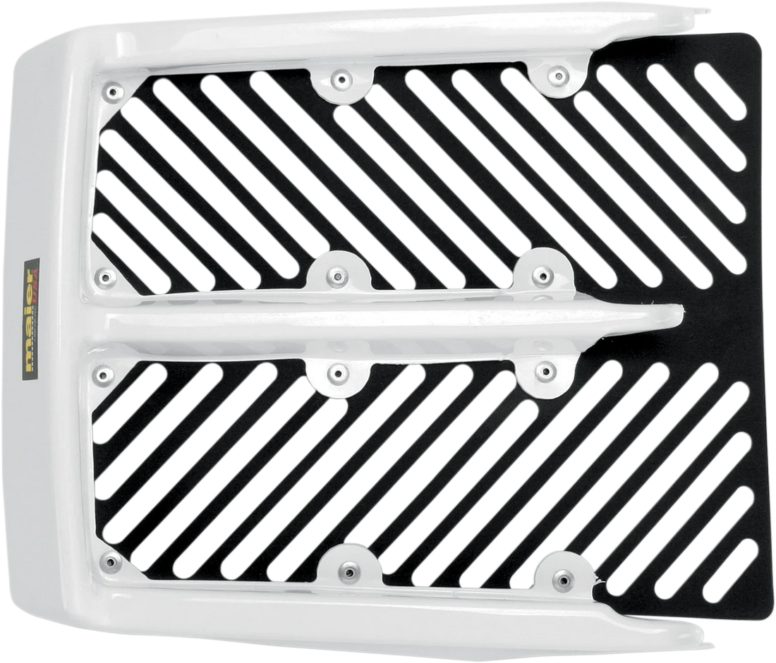 Maier Radiator Cover - Banshee - White - Side View