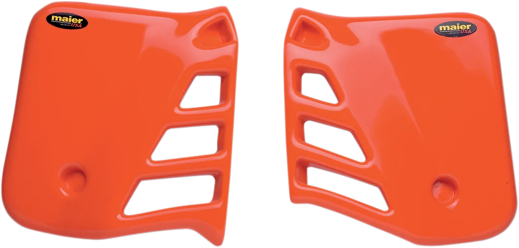 Maier Radiator Scoops - CR250 '85-'87 - Orange - Main Product View