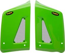 Load image into Gallery viewer, Maier Radiator Scoops - KLR - Green 578103 - Main Product View