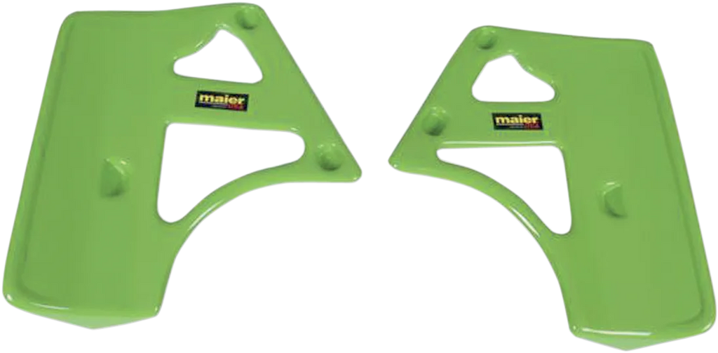 Maier Radiator Scoops - KX250 '85-'86 - Green - Main Product View