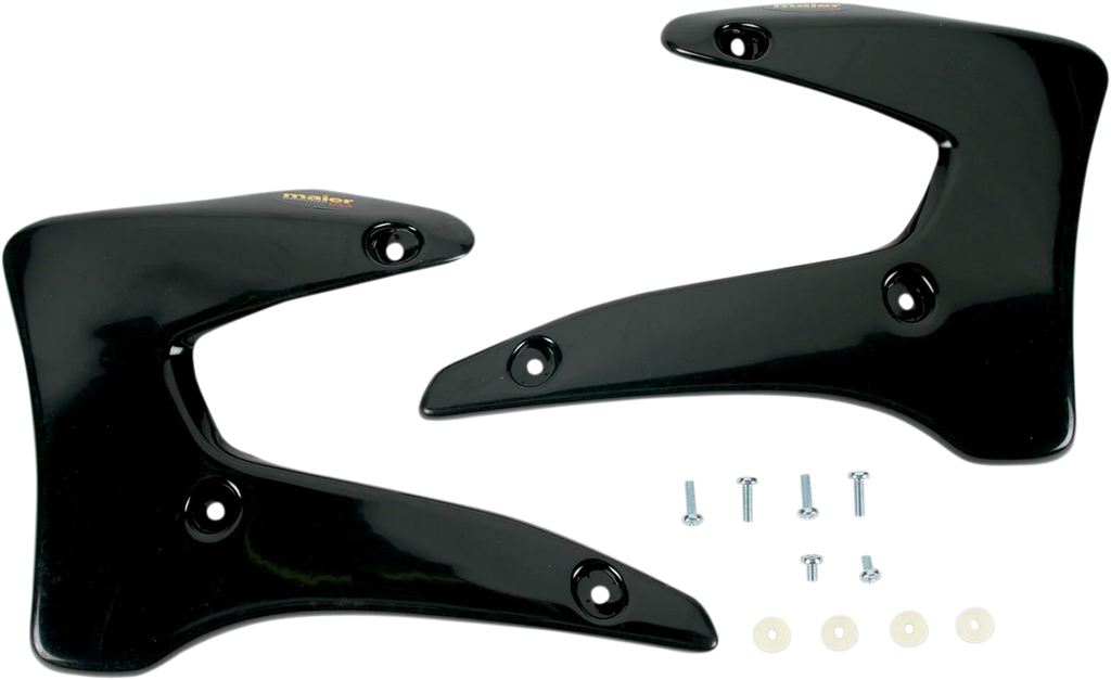 Maier Radiator Scoops - TTR125 - Black 600010 - Main Product View