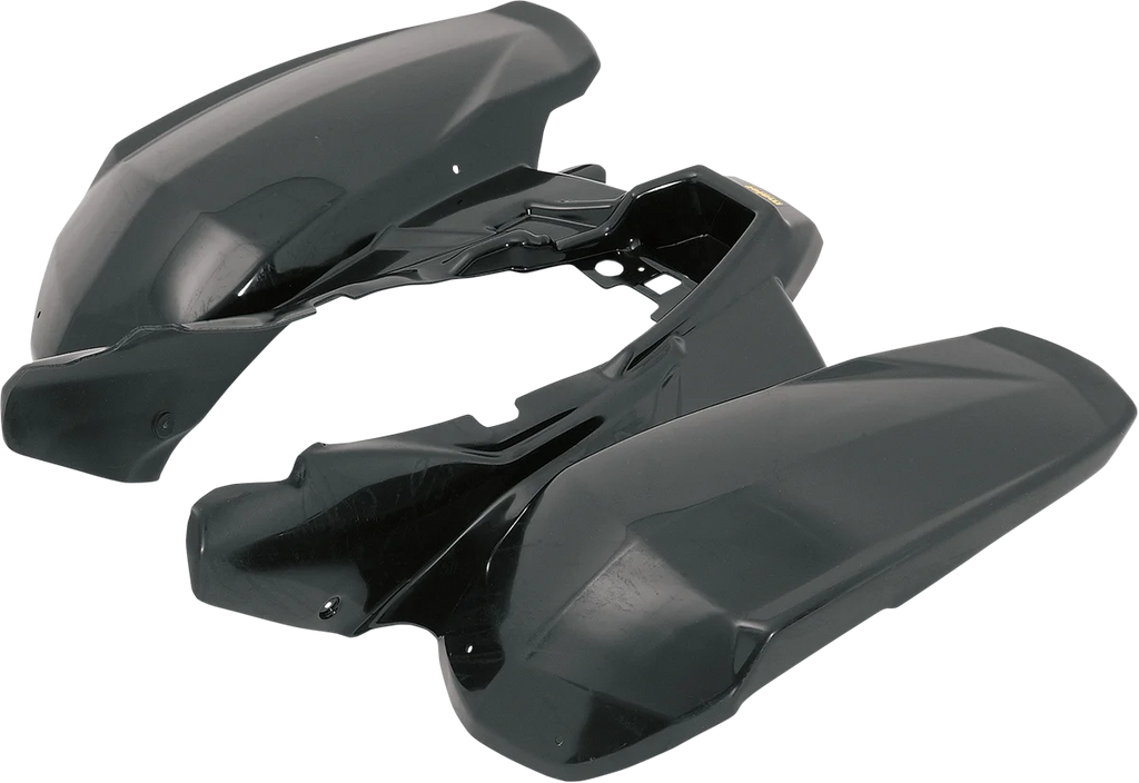 Maier Rear Fender - Black 194510 - Side View