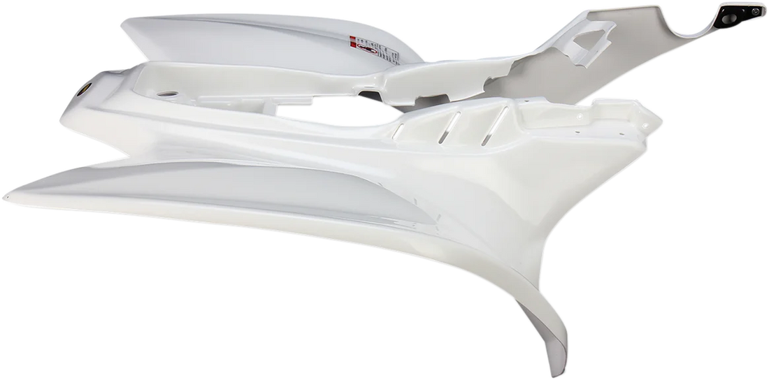 Maier Rear Fender - White - TRX450R 117521 - Side View