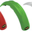 Load image into Gallery viewer, Maier Replacement Front Fender - Orange - Side View