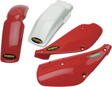 Load image into Gallery viewer, Maier Replacement Front Fender - Red - Side View
