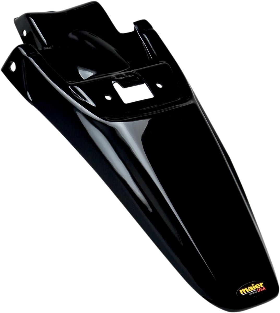 Maier Replacement Rear Fender - Black 124660 - Side View