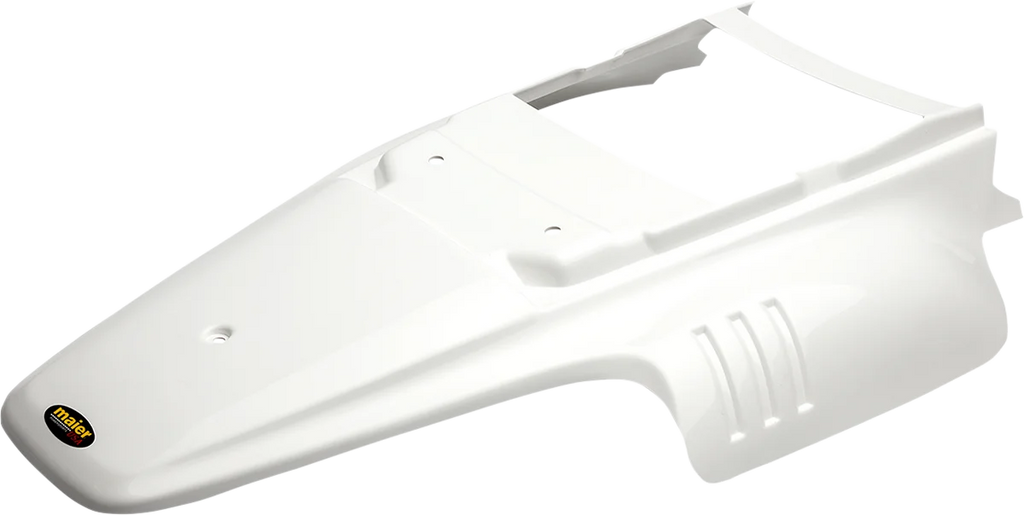 Maier Replacement Rear Fender - TW200 - White 185001 - Main Product View