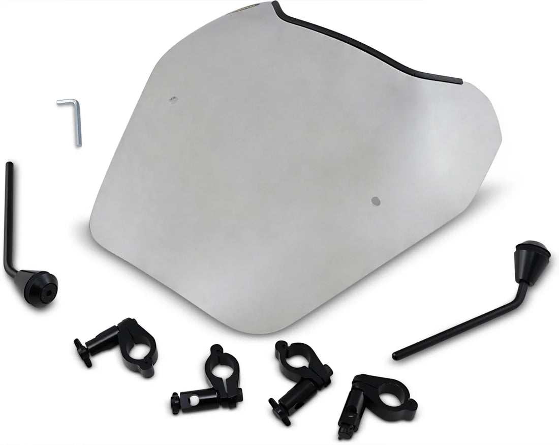 Maier Universal Sport Windshield - Smoke - Side View
