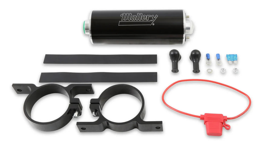 Mallory Compact inline design is ideal for mounting in areas with limited space. - Side View