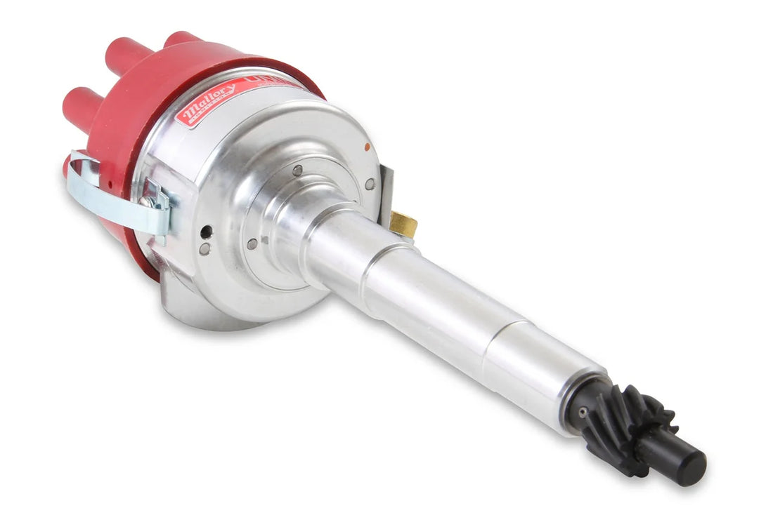 Mallory Dual Point Flathead Distributor for 49-53 8-BA Engines 2527501 - Back View