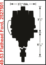 Load image into Gallery viewer, Mallory Dual Point Flathead Distributor for 49-53 8-BA Engines 2527501 - Additional View 11