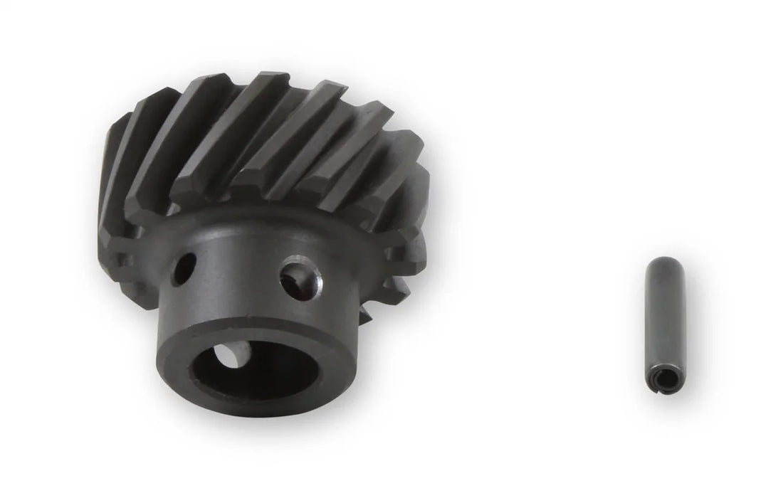 Mallory Mallory Steel SB Ford Distributor Gear -  289-302 SB V8 - Predrilled 29418PD - Side View