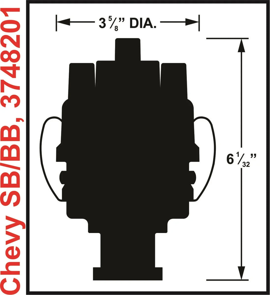 Mallory Mallory Unilite Distributor with built-in electronic ignition module. 3748201 - Additional View 8