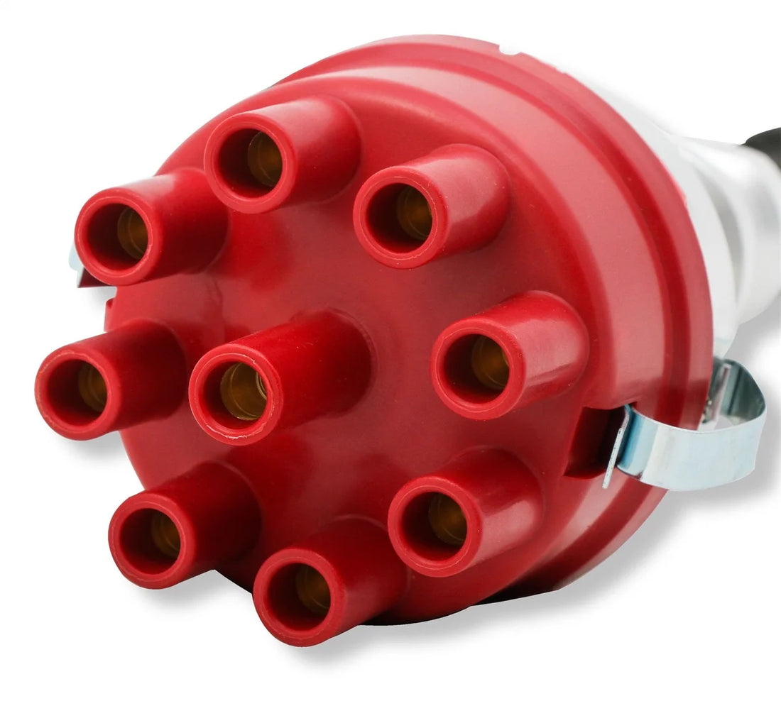 Mallory Mallory Unilite Distributor with built-in electronic ignition module. 3755101 - Side View