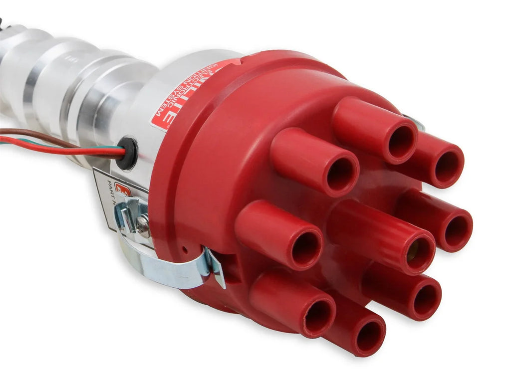 Mallory Mallory Unilite Distributor with built-in electronic ignition module. 3755301 - Back View
