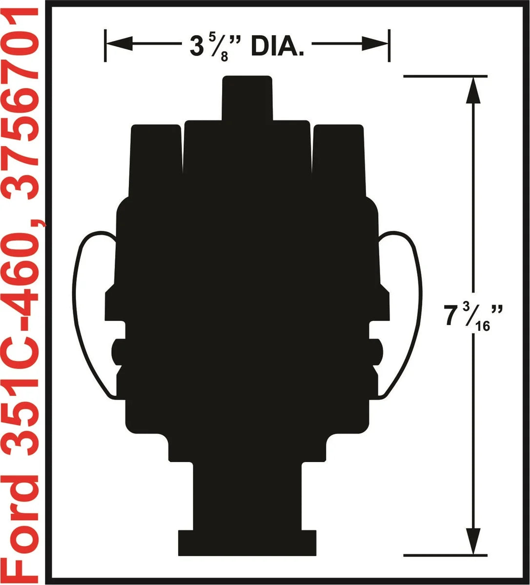 Mallory Mallory Unilite Distributor with built-in electronic ignition module. 3756701 - Additional View 6
