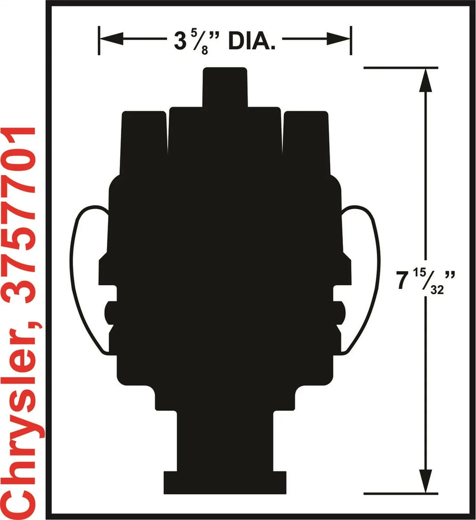 Mallory Mallory Unilite Distributor with built-in electronic ignition module. 3757701 - Additional View 7