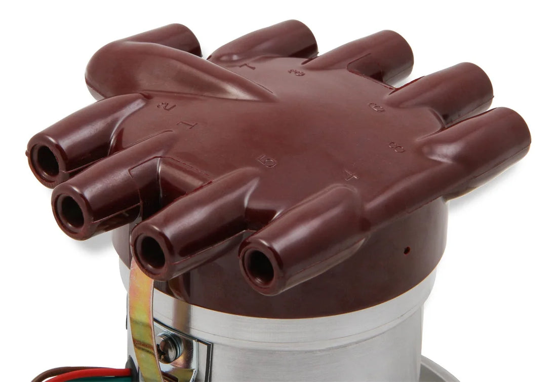 Mallory Mallory Unilite Distributor with built-in electronic ignition module. 3772101 - Side View