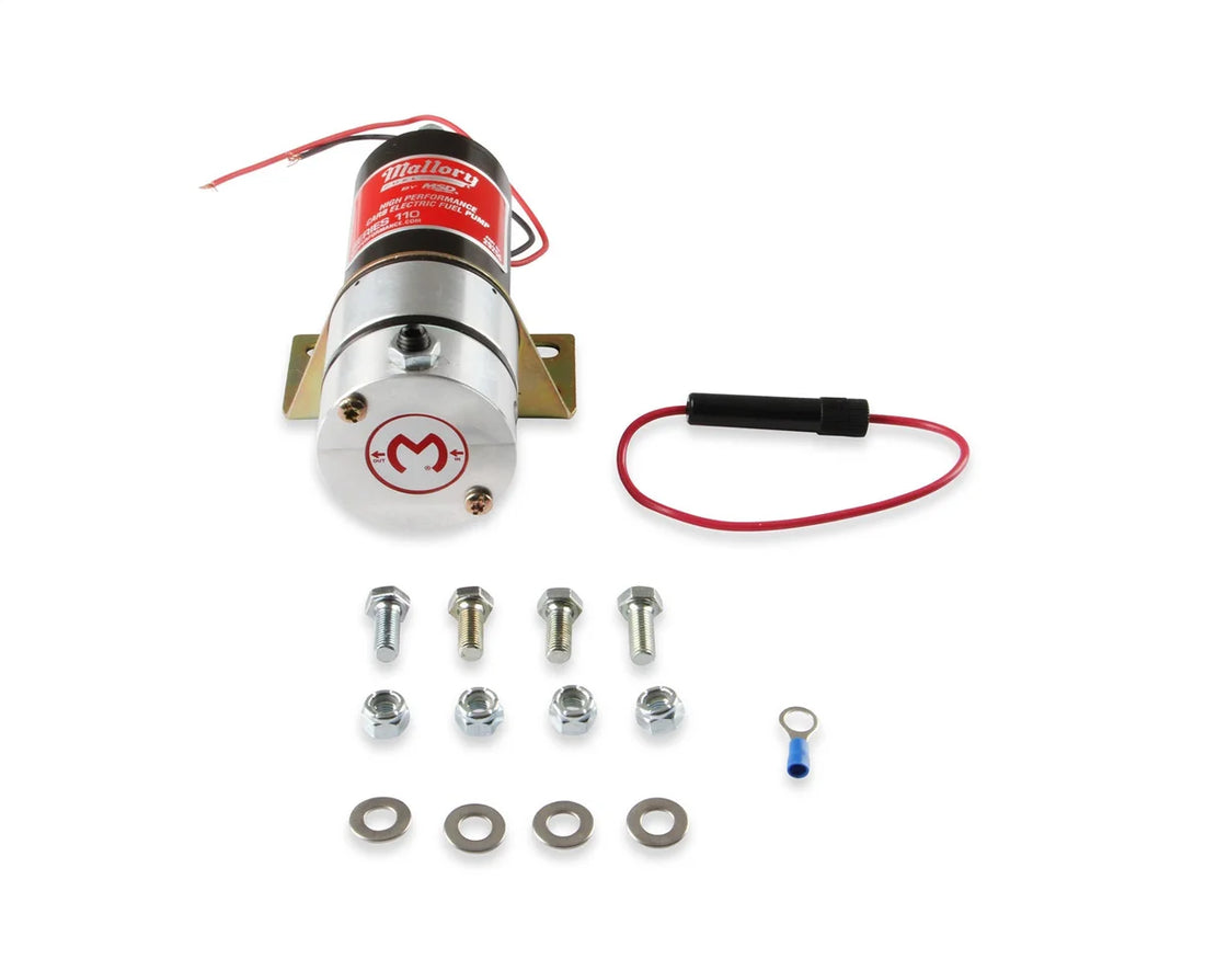 Mallory Model Series 110 Fuel Pump Gas 29256 - Side View