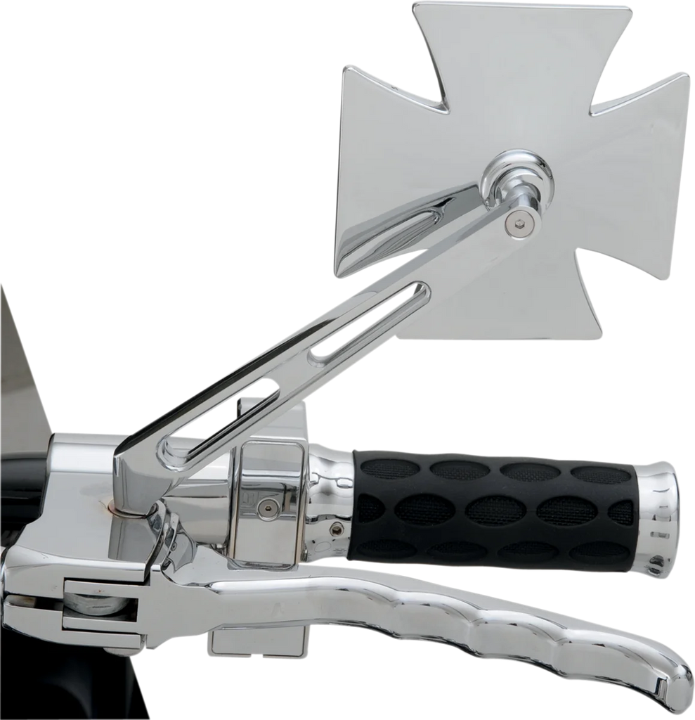 Maltese Mirror - Air Stem DragSpecialties 60-6009-BC - Installation View