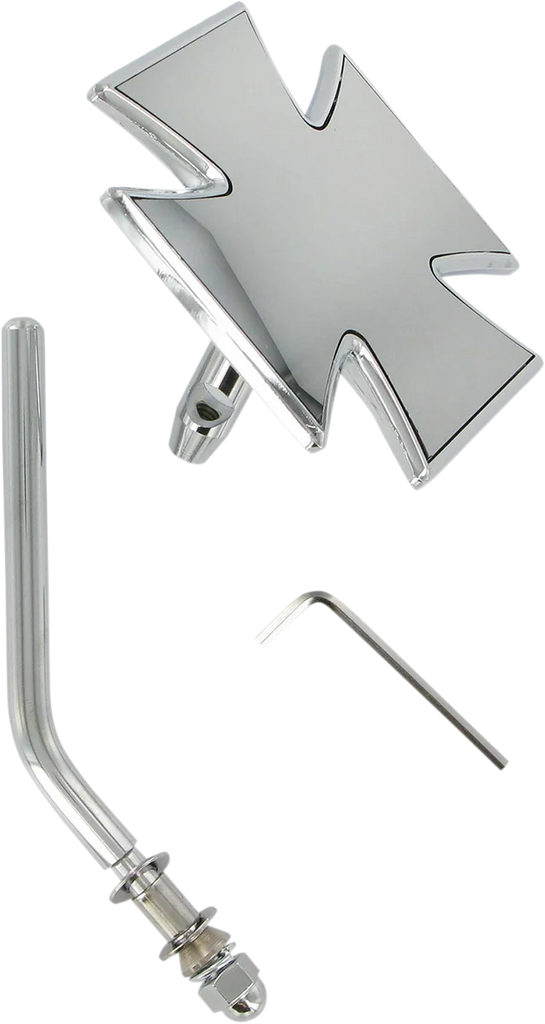 Maltese Mirror - Round Stem DragSpecialties 60-6009-SC4 - Main Product View