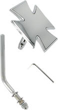 Load image into Gallery viewer, Maltese Mirror - Round Stem DragSpecialties 60-6009-SC4 - Main Product View