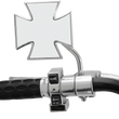Load image into Gallery viewer, Maltese Mirror - Round Stem DragSpecialties 60-6009-SC4 - Back View
