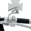 Load image into Gallery viewer, Maltese Mirror - Round Stem DragSpecialties 60-6009-SC4 - Installation View