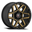 Load image into Gallery viewer, Mamba M23 20x9 6x139.7 ET12 Matte Black w/ Bronze Face