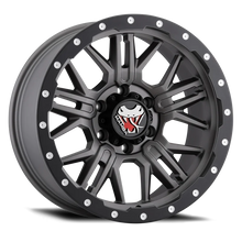 Load image into Gallery viewer, Mamba M25 20x9 5x139.7 ET12 Matte Grey w/ Black Lip Edge