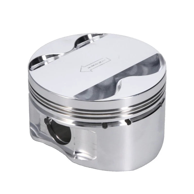 Manley 02+ Honda CRV (K24A-A2-A3) 87mm STD Bore 11.5:1 Flat Top Piston Set with Rings - Installation View