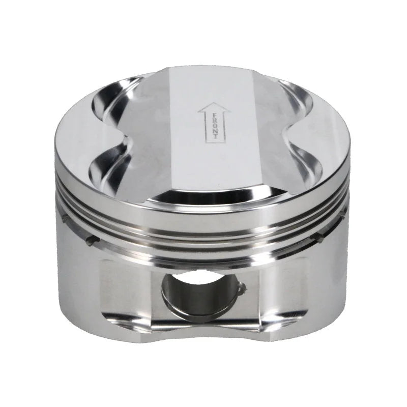 Manley 02+ Honda CRV (K24A-A2-A3) 87mm STD Bore 12.5:1 Dome Piston Set with Rings - Side View