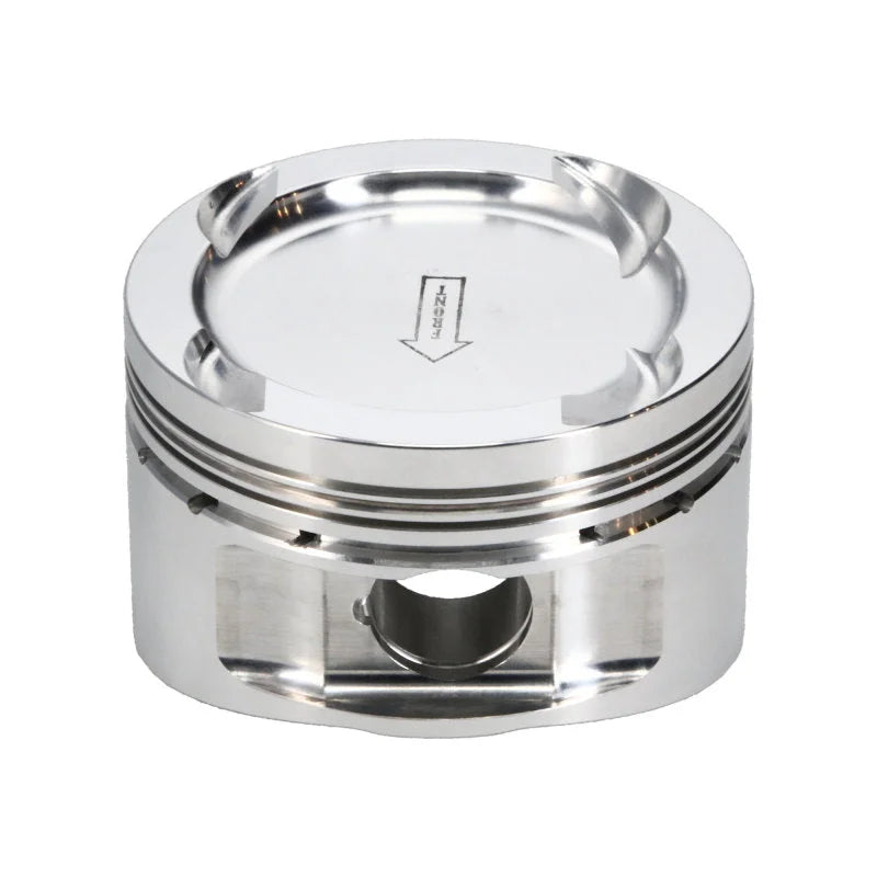 Manley 02+ Honda CRV (K24A-A2-A3) 87mm STD Bore 9.0:1 Dish Piston Set with Rings - Side View