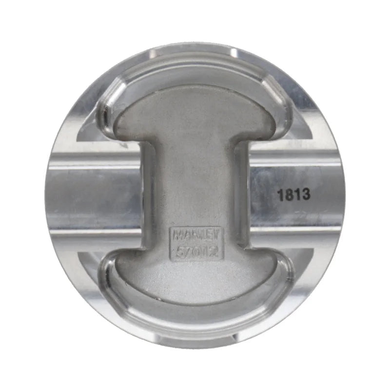 Manley 02+ Honda CRV (K24A-A2-A3) 87mm STD Bore 9.0:1 Dish Piston Set with Rings - Installation View