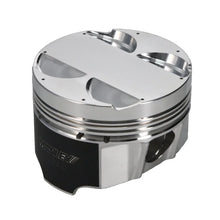 Load image into Gallery viewer, Manley 03-06 EVO VIII/IX 85mm STD Bore 8.5:1 Dish Piston Set with Rings - Installation View