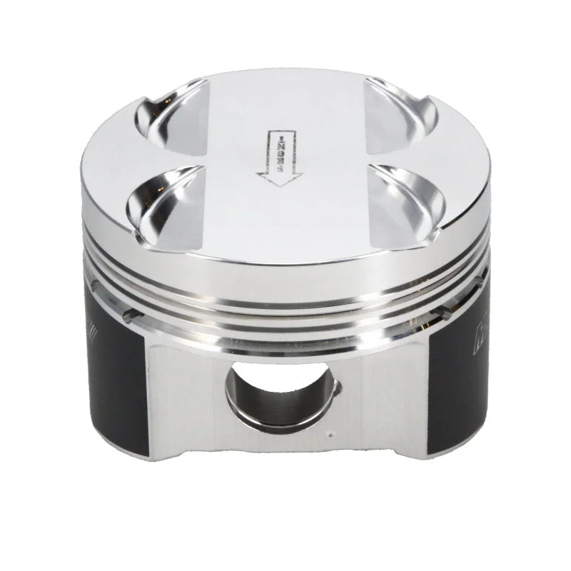 Manley 03-06 Evo 8/9 4G63T/4G63 85mm Std Size Bore 10.0/10.5:1 Flat Top Pistons w/ Rings - Back View