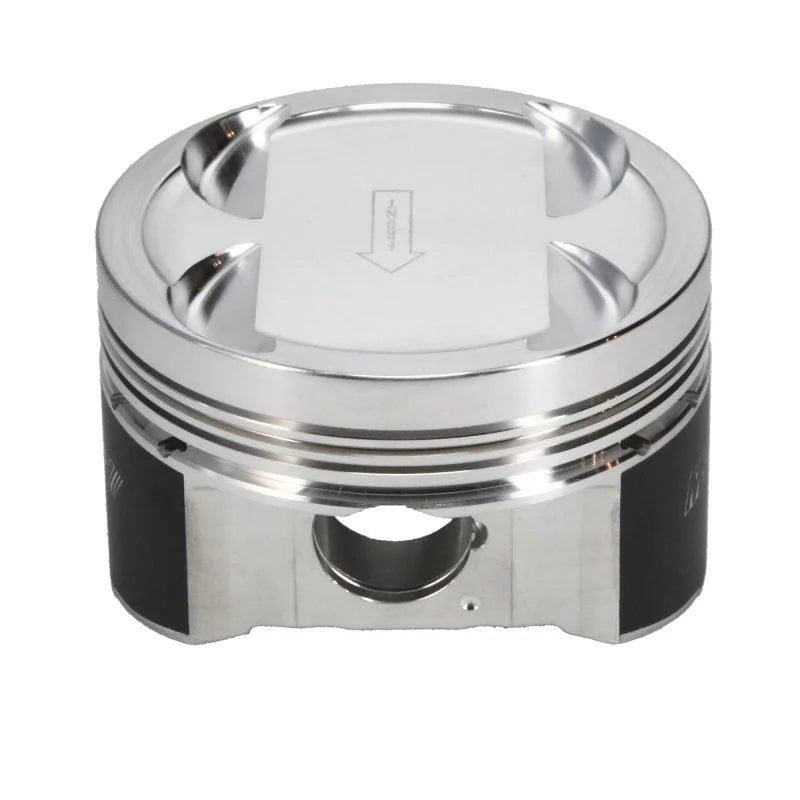 Manley 03-06 Evo 8/9 (7 Bolt 4G63T) 85mm STD Bore 8.5:1 Dish Extreme Duty Pistons w/ Rings - Side View