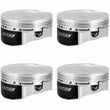 Load image into Gallery viewer, Manley 03-06 Evo 8/9 (7 Bolt 4G63T) 85mm STD Bore 8.5:1 Dish Extreme Duty Pistons w/ Rings - Back View