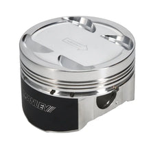 Load image into Gallery viewer, Manley 03-06 Evo 8/9 (7 Bolt 4G63T) 85mm STD Bore 8.5:1 Dish Pistons w/ Rings - Installation View