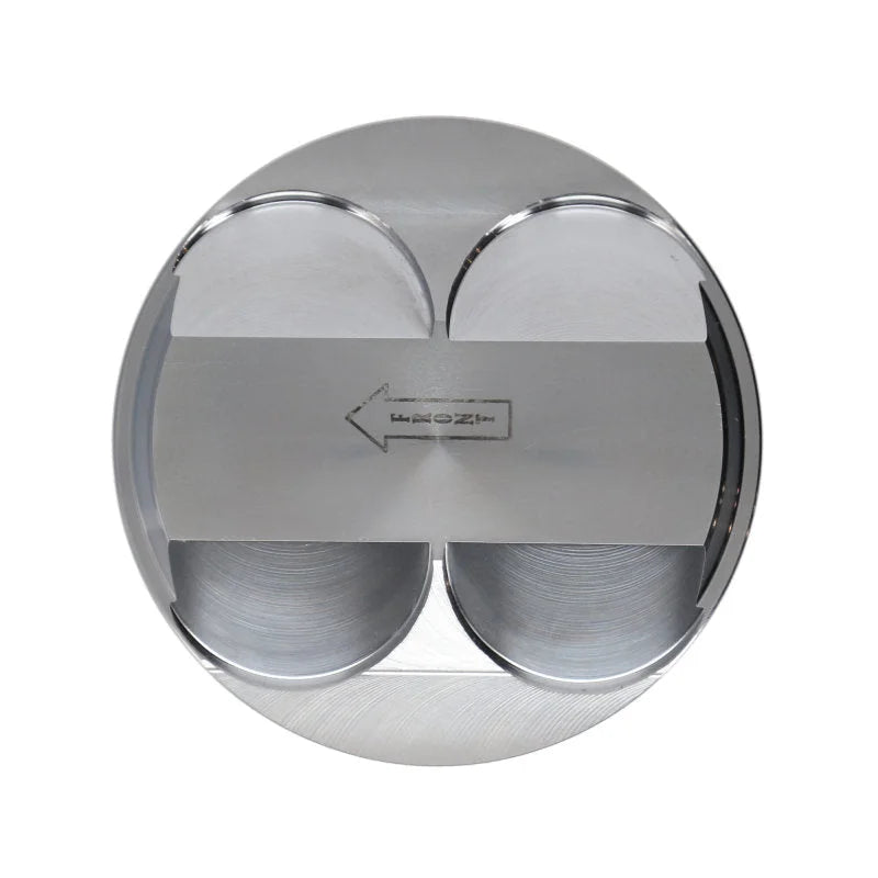 Manley 03-07 Nissan 350Z/ Maxima 81.4mm Stroker 95.5mm Std Bore 11.0:1 Dome Piston Set w/Rings - Back View
