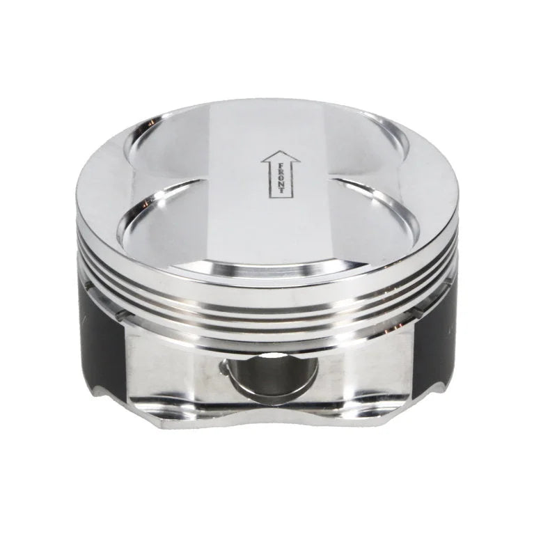 Manley 03-07 Nissan 350Z/Maxima 81.4mm Stroker 95.75mm +.25 Bore 11.0:1 Dome Piston Set w/Rings - Installation View