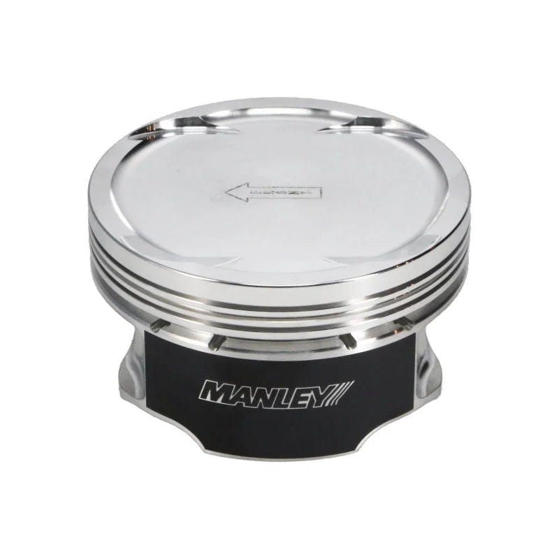 Manley 03-07 Nissan 350Z/Maxima 81.4mm Stroker 96.00mm +.5mm Bore 8.5:1 Dish Piston Set w/ Rings - Back View