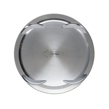 Load image into Gallery viewer, Manley 03-07 Nissan 350Z/Maxima 81.4mm Stroker 96.50mm +1.0mm Bore 8.5:1 Dish Piston Set w/ Rings - Installation View
