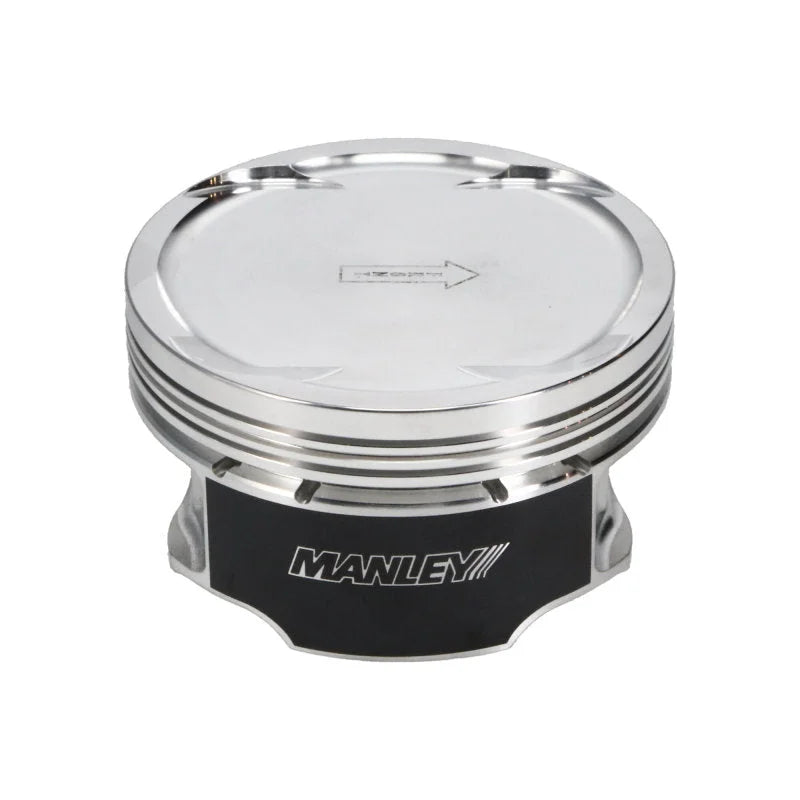 Manley 03-07 Nissan 350Z/Maxima/Altima 81.4mm Stroker 95.5mm Std Bore 8.5:1 Dish Piston Set w/ Rings - Additional View 6