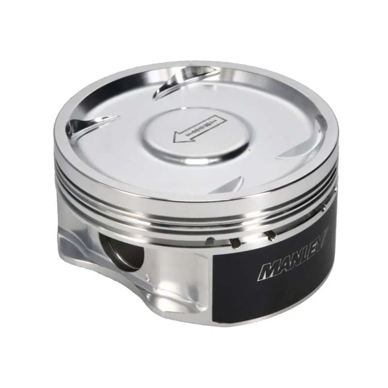 Manley 04+ Subaru WRX STi (EJ257) 100.25mm Bore STD Stroke -17cc Dish - Single - Back View