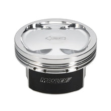Load image into Gallery viewer, Manley 04+ Subaru WRX STi (EJ257) 83mm Stroker 100mm +0.5mm Bore 9.8:1 Dish Piston Set with Rings - Back View