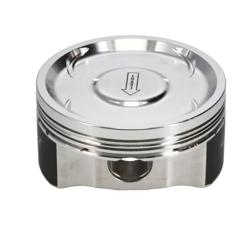 Manley 04+ Subaru WRX STi (EJ257) 83mm Stroker 99.75mm +0.25mm Bore 8.5:1 Dish Piston Set with Rings - Installation View